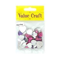AussieSuperStore Art & Craft Essentials Hearts Rhinestones Hearts Rhinestones | Embellishment  9331468006152 VCR402